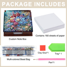 Load image into Gallery viewer, Wood Flower Diamond Painting Memo Pad Holder Mosaic Kit for Home Office

