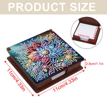 Load image into Gallery viewer, Wood Flower Diamond Painting Memo Pad Holder Mosaic Kit for Home Office
