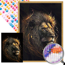 Load image into Gallery viewer, AB Diamond Painting - Full Round - Blond Lion (40*55CM)
