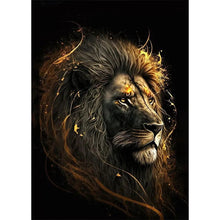 Load image into Gallery viewer, AB Diamond Painting - Full Round - Blond Lion (40*55CM)
