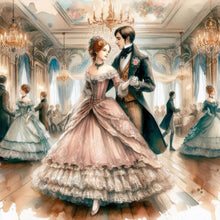 Load image into Gallery viewer, Diamond Painting - Full Round - Victorian Beauty (40*40CM)

