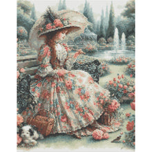 Load image into Gallery viewer, Diamond Painting - Full Round - Victorian Beauty (40*50CM)
