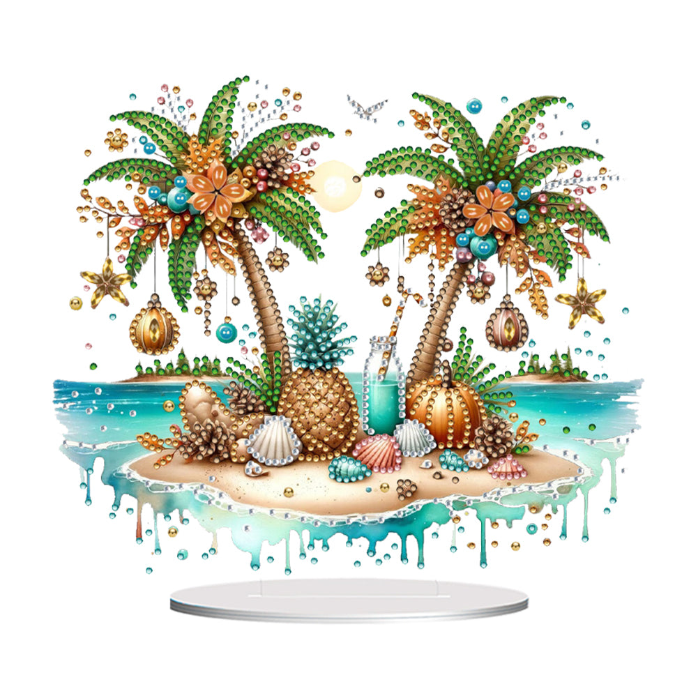 Acrylic Special Shape Animal Diamond Painting Desktop Decors Bedroom Table Decor