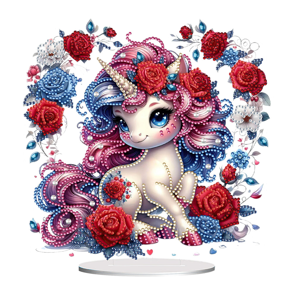 Acrylic Special Shape Animal Diamond Painting Desktop Decors Bedroom Table Decor