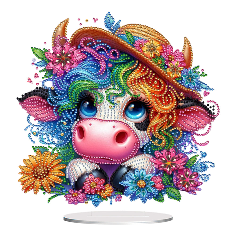 Acrylic Special Shape Animal Diamond Painting Desktop Decors Bedroom Table Decor