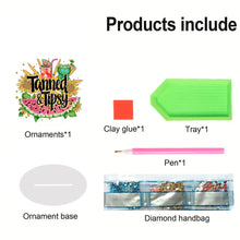 Load image into Gallery viewer, Acrylic Special Shape Animal Diamond Painting Desktop Decors Bedroom Table Decor
