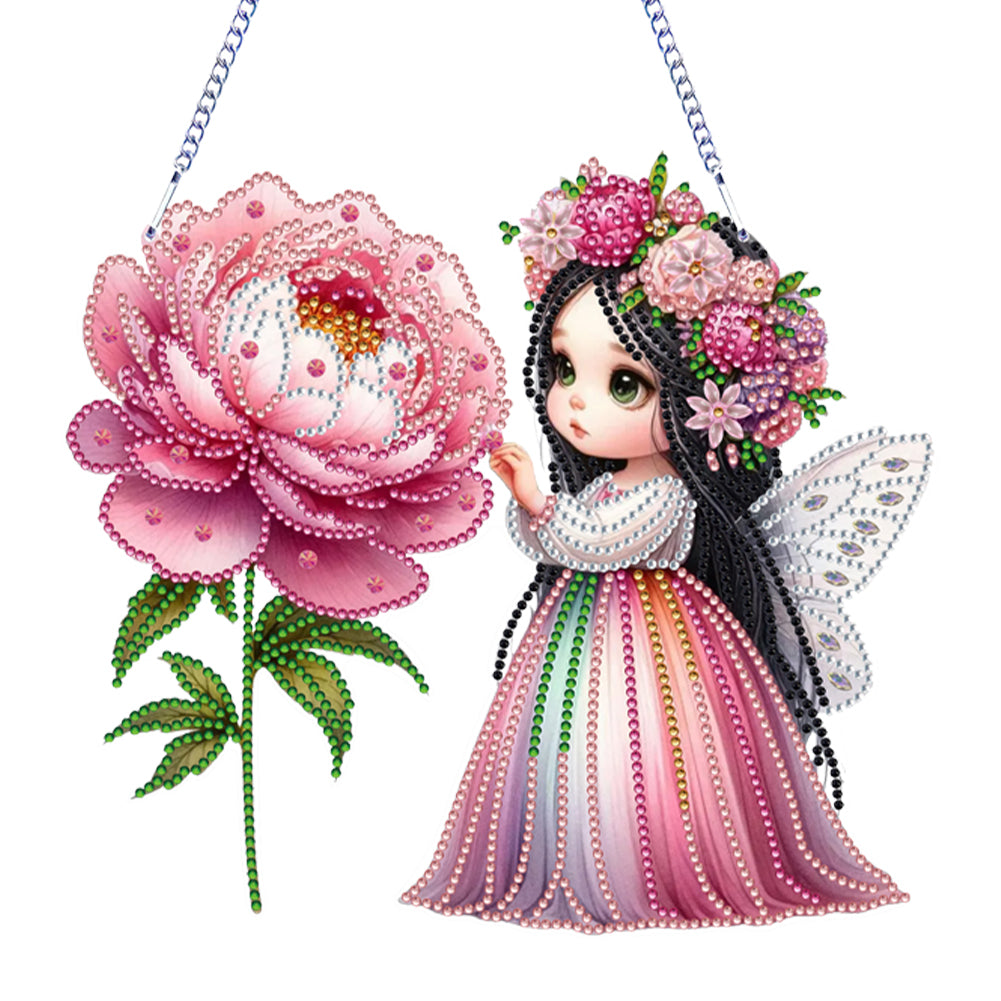 Acrylic Special Shape Animals Diamond Painting Ornaments for Garden Window Decor