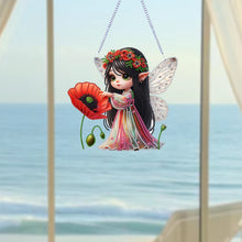 Load image into Gallery viewer, Acrylic Special Shape Animals Diamond Painting Ornaments for Garden Window Decor
