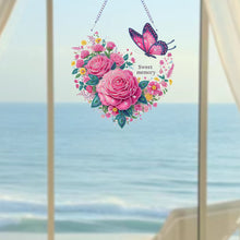 Load image into Gallery viewer, Acrylic Special Shape Animals Diamond Painting Ornaments for Garden Window Decor
