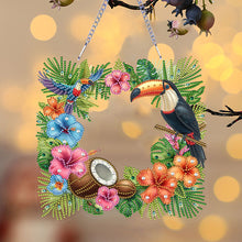 Load image into Gallery viewer, Acrylic Special Shape Animals Diamond Painting Ornaments for Garden Window Decor
