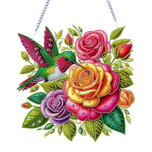 Load image into Gallery viewer, Acrylic Special Shape Animals Diamond Painting Ornaments for Garden Window Decor
