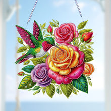 Load image into Gallery viewer, Acrylic Special Shape Animals Diamond Painting Ornaments for Garden Window Decor
