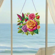 Load image into Gallery viewer, Acrylic Special Shape Animals Diamond Painting Ornaments for Garden Window Decor
