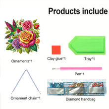 Load image into Gallery viewer, Acrylic Special Shape Animals Diamond Painting Ornaments for Garden Window Decor
