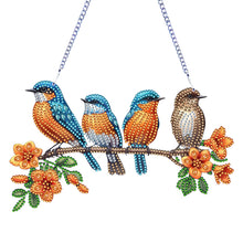 Load image into Gallery viewer, Acrylic Special Shape Animals Diamond Painting Ornaments for Garden Window Decor
