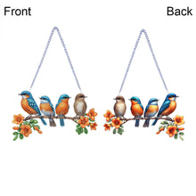 Load image into Gallery viewer, Acrylic Special Shape Animals Diamond Painting Ornaments for Garden Window Decor
