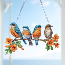 Load image into Gallery viewer, Acrylic Special Shape Animals Diamond Painting Ornaments for Garden Window Decor
