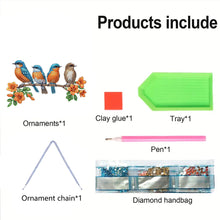 Load image into Gallery viewer, Acrylic Special Shape Animals Diamond Painting Ornaments for Garden Window Decor
