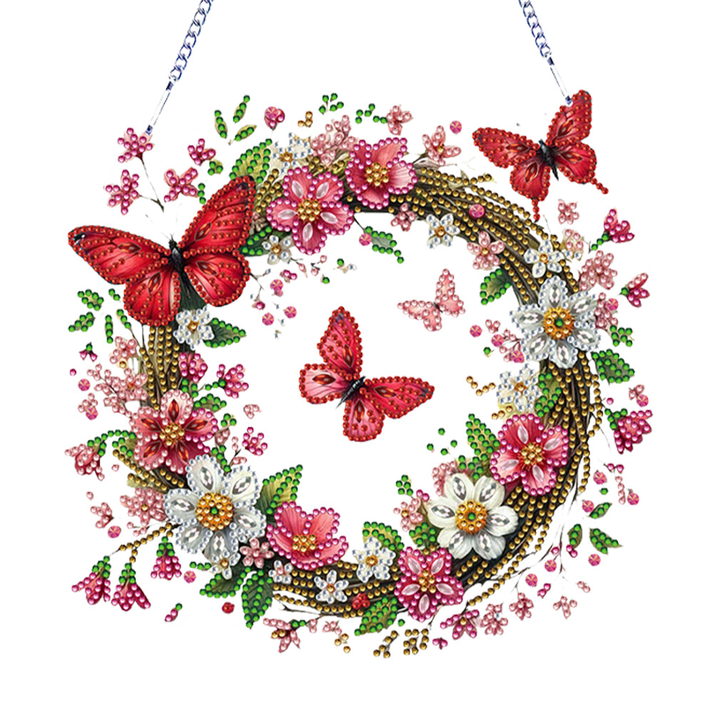 Acrylic Special Shape Animals Diamond Painting Ornaments for Garden Window Decor