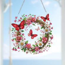 Load image into Gallery viewer, Acrylic Special Shape Animals Diamond Painting Ornaments for Garden Window Decor
