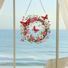 Load image into Gallery viewer, Acrylic Special Shape Animals Diamond Painting Ornaments for Garden Window Decor
