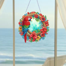 Load image into Gallery viewer, Acrylic Special Shape Animals Diamond Painting Ornaments for Garden Window Decor
