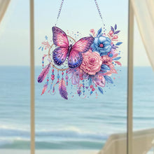 Load image into Gallery viewer, Acrylic Special Shape Animals Diamond Painting Ornaments for Garden Window Decor
