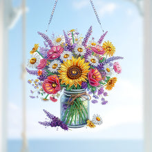 Load image into Gallery viewer, Acrylic Special Shape Animals Diamond Painting Ornaments for Garden Window Decor
