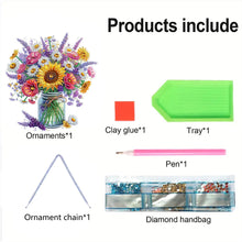 Load image into Gallery viewer, Acrylic Special Shape Animals Diamond Painting Ornaments for Garden Window Decor
