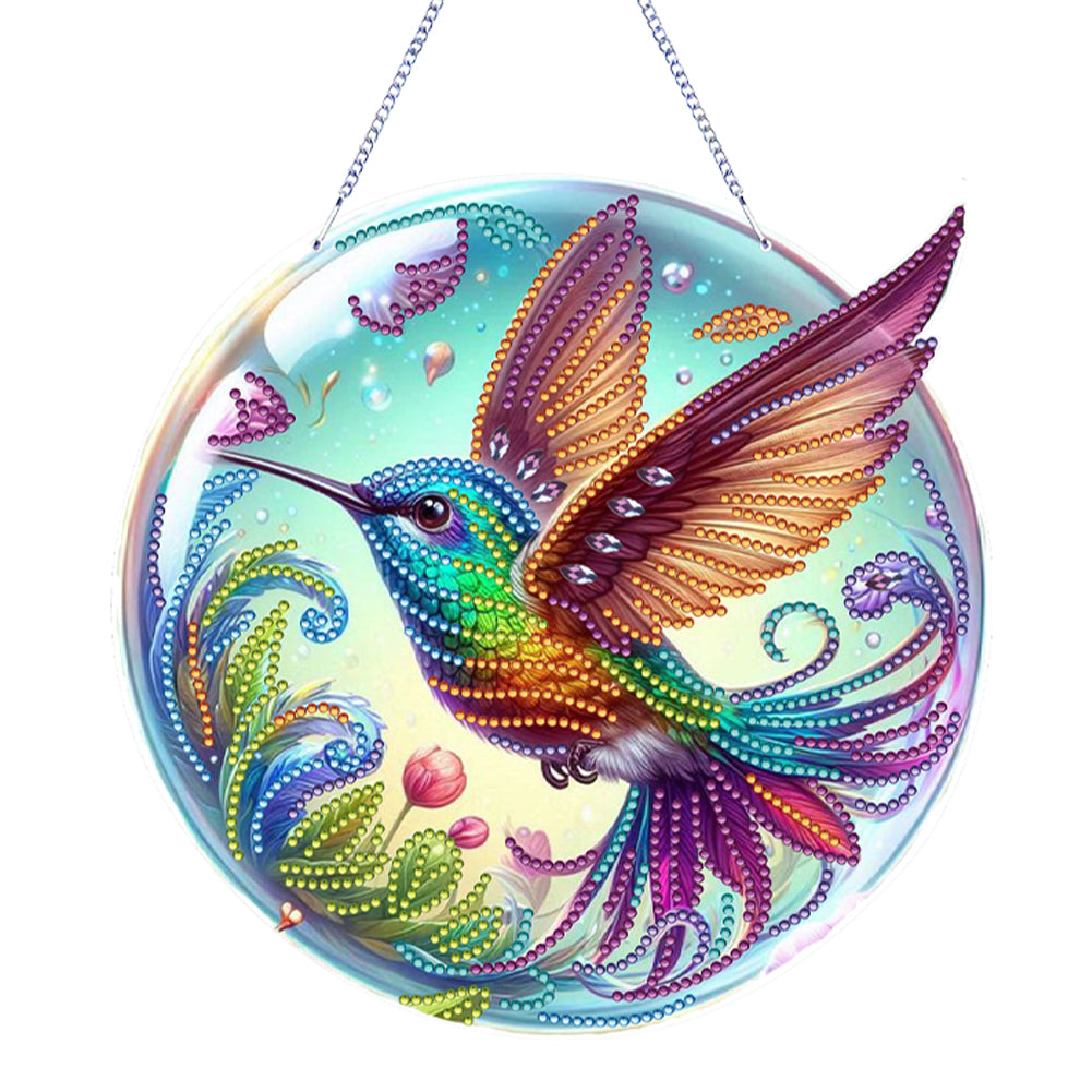 Acrylic Special Shape Animals Diamond Painting Ornaments for Garden Window Decor
