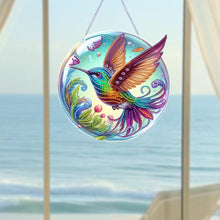 Load image into Gallery viewer, Acrylic Special Shape Animals Diamond Painting Ornaments for Garden Window Decor
