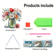 Load image into Gallery viewer, Acrylic Special Shape Animals Diamond Painting Ornaments for Garden Window Decor
