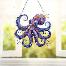 Load image into Gallery viewer, Acrylic Special Shape Animals Diamond Painting Ornaments for Garden Window Decor
