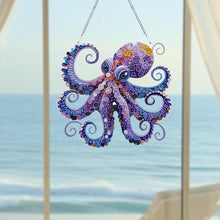 Load image into Gallery viewer, Acrylic Special Shape Animals Diamond Painting Ornaments for Garden Window Decor

