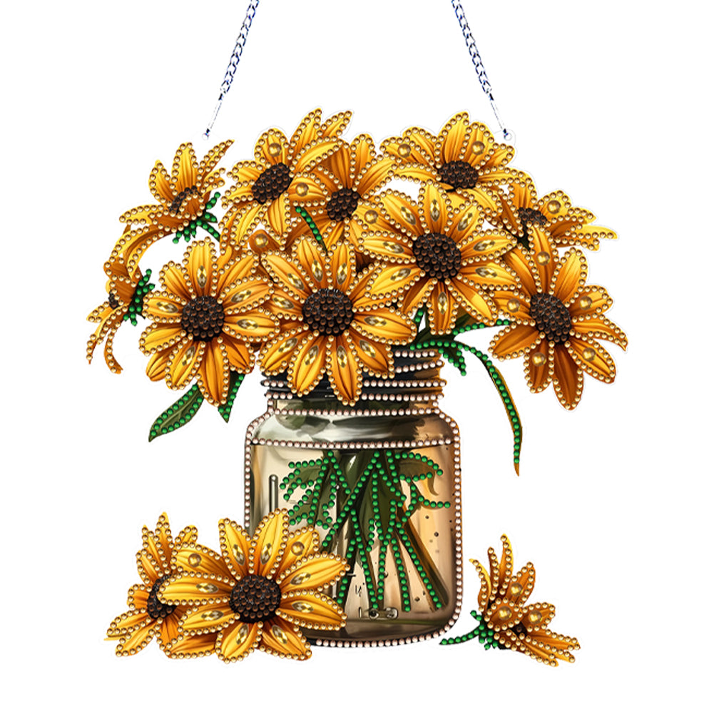 Acrylic Special Shape Animals Diamond Painting Ornaments for Garden Window Decor