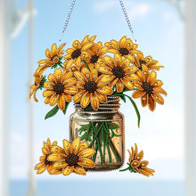 Load image into Gallery viewer, Acrylic Special Shape Animals Diamond Painting Ornaments for Garden Window Decor
