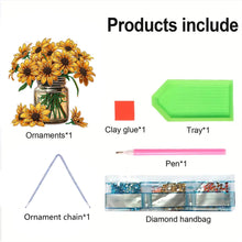 Load image into Gallery viewer, Acrylic Special Shape Animals Diamond Painting Ornaments for Garden Window Decor
