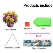 Load image into Gallery viewer, Acrylic Special Shape Animals Diamond Painting Ornaments for Garden Window Decor

