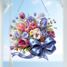 Load image into Gallery viewer, Acrylic Special Shape Animals Diamond Painting Ornaments for Garden Window Decor
