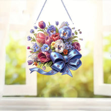 Load image into Gallery viewer, Acrylic Special Shape Animals Diamond Painting Ornaments for Garden Window Decor

