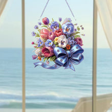 Load image into Gallery viewer, Acrylic Special Shape Animals Diamond Painting Ornaments for Garden Window Decor

