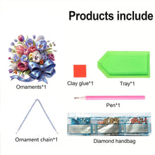 Load image into Gallery viewer, Acrylic Special Shape Animals Diamond Painting Ornaments for Garden Window Decor
