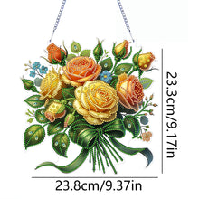 Load image into Gallery viewer, Acrylic Special Shape Animals Diamond Painting Ornaments for Garden Window Decor

