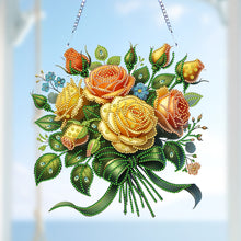 Load image into Gallery viewer, Acrylic Special Shape Animals Diamond Painting Ornaments for Garden Window Decor
