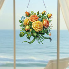 Load image into Gallery viewer, Acrylic Special Shape Animals Diamond Painting Ornaments for Garden Window Decor

