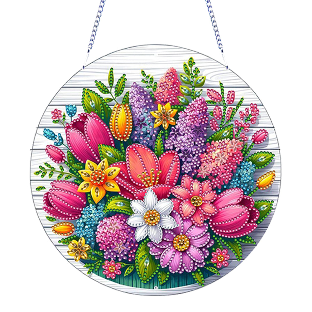 Acrylic Special Shape Animals Diamond Painting Ornaments for Garden Window Decor