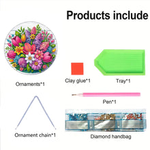 Load image into Gallery viewer, Acrylic Special Shape Animals Diamond Painting Ornaments for Garden Window Decor
