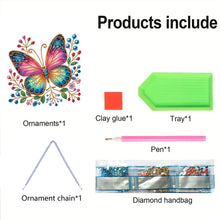 Load image into Gallery viewer, Acrylic Special Shape Animals Diamond Painting Ornaments for Garden Window Decor
