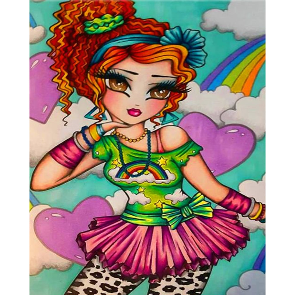 Diamond Painting - Full Round - Girl (40*50CM)