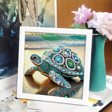 Load image into Gallery viewer, Diamond Painting - Partial Special Shaped - Turtle (15*15CM)
